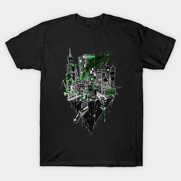 A Greener City T-Shirt by Gerty